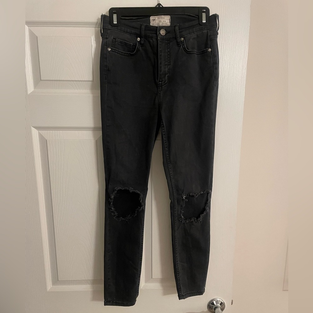 Free people dark jeans